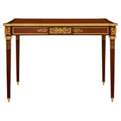 French 19th century Belle Epoque Period Linke style desk/table