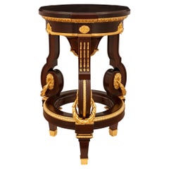 Französisch 19. Jahrhundert Belle Epoque Periode Mahagoni und Ormolu Pedestal