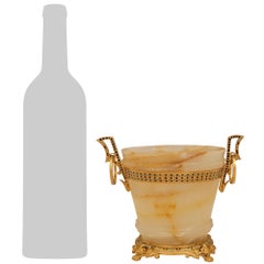 French 19th century Belle Epoque Period Onyx, Ormolu and Cloisonné urn