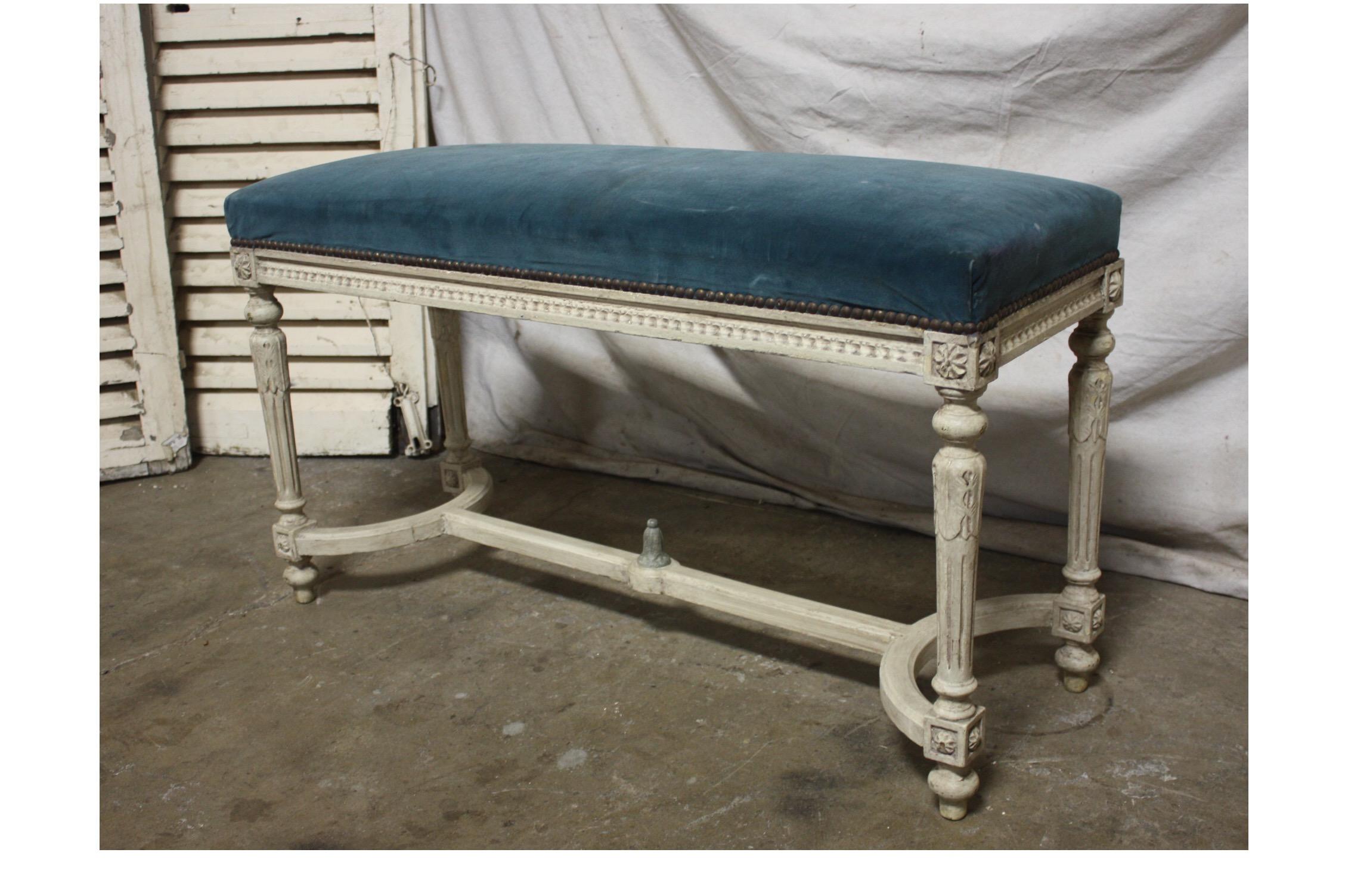 French 19th century bench.