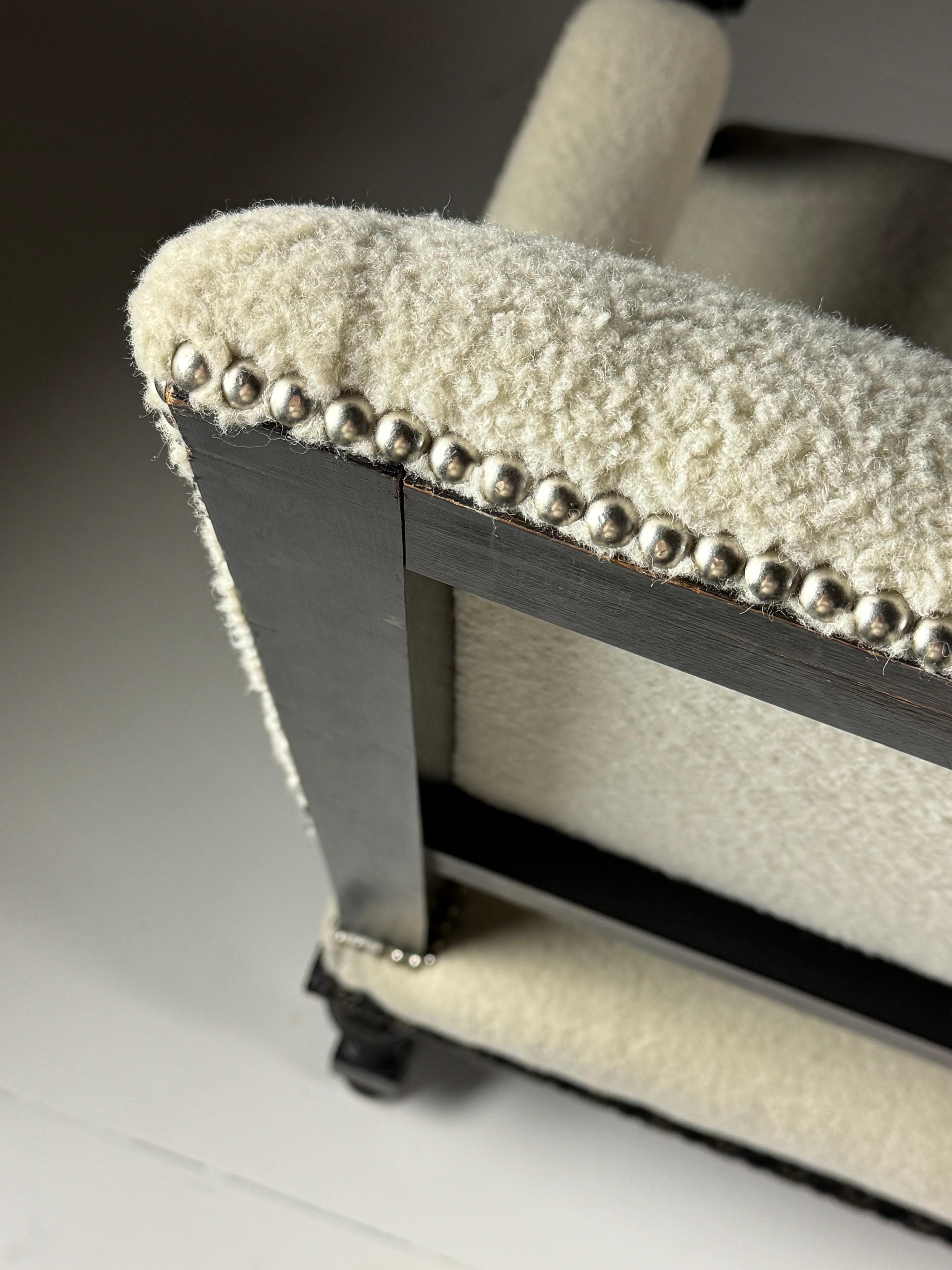 Französische Bank mit Widderköpfen aus dem 19. im Angebot 14