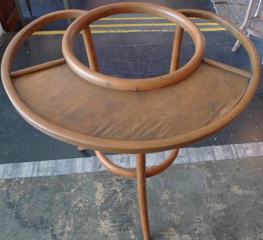 Stained French 19th Century Bentwood Wash-Stand For Sale
