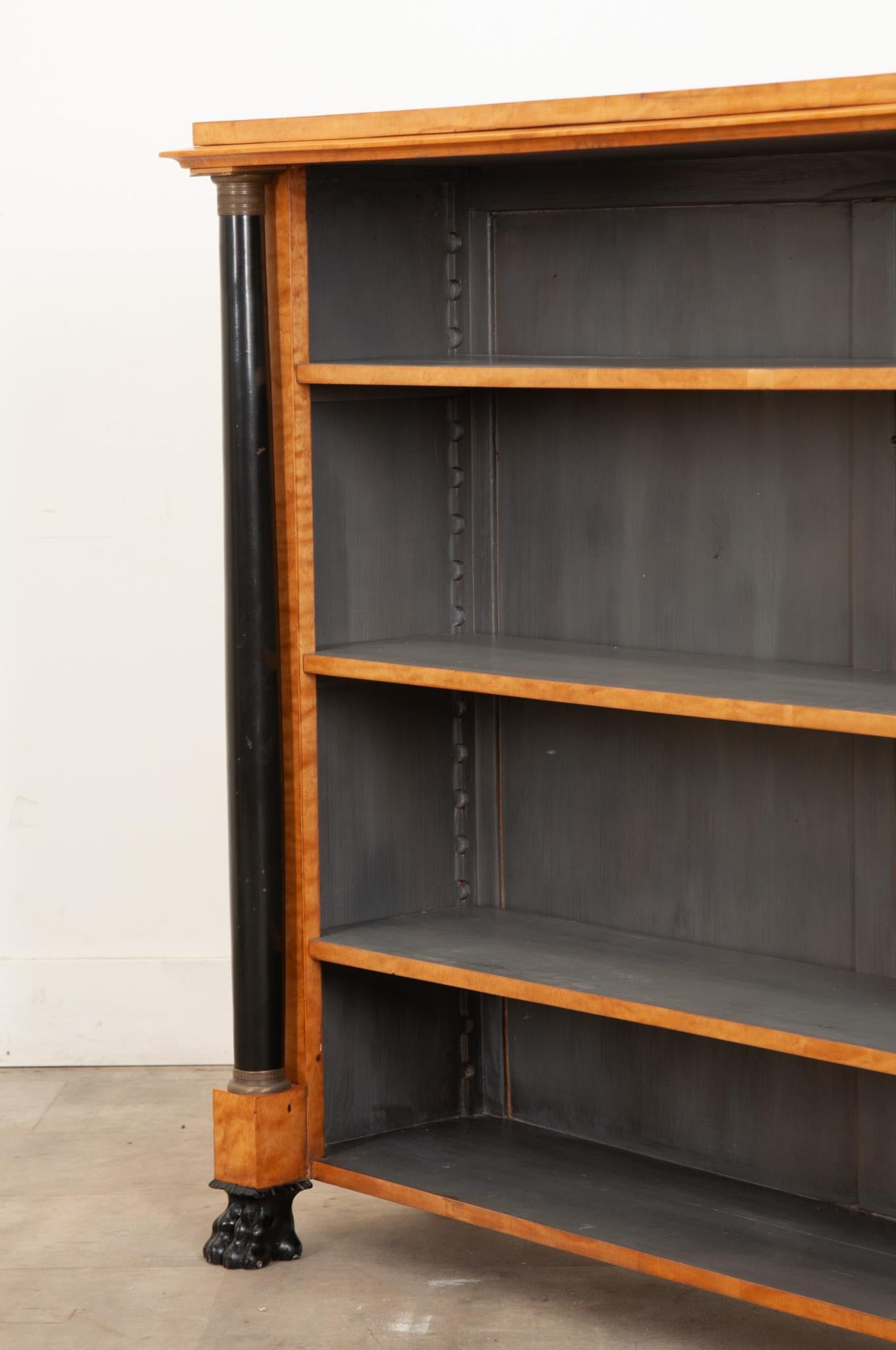 French 19th Century Biedermeier Bookcase For Sale 3