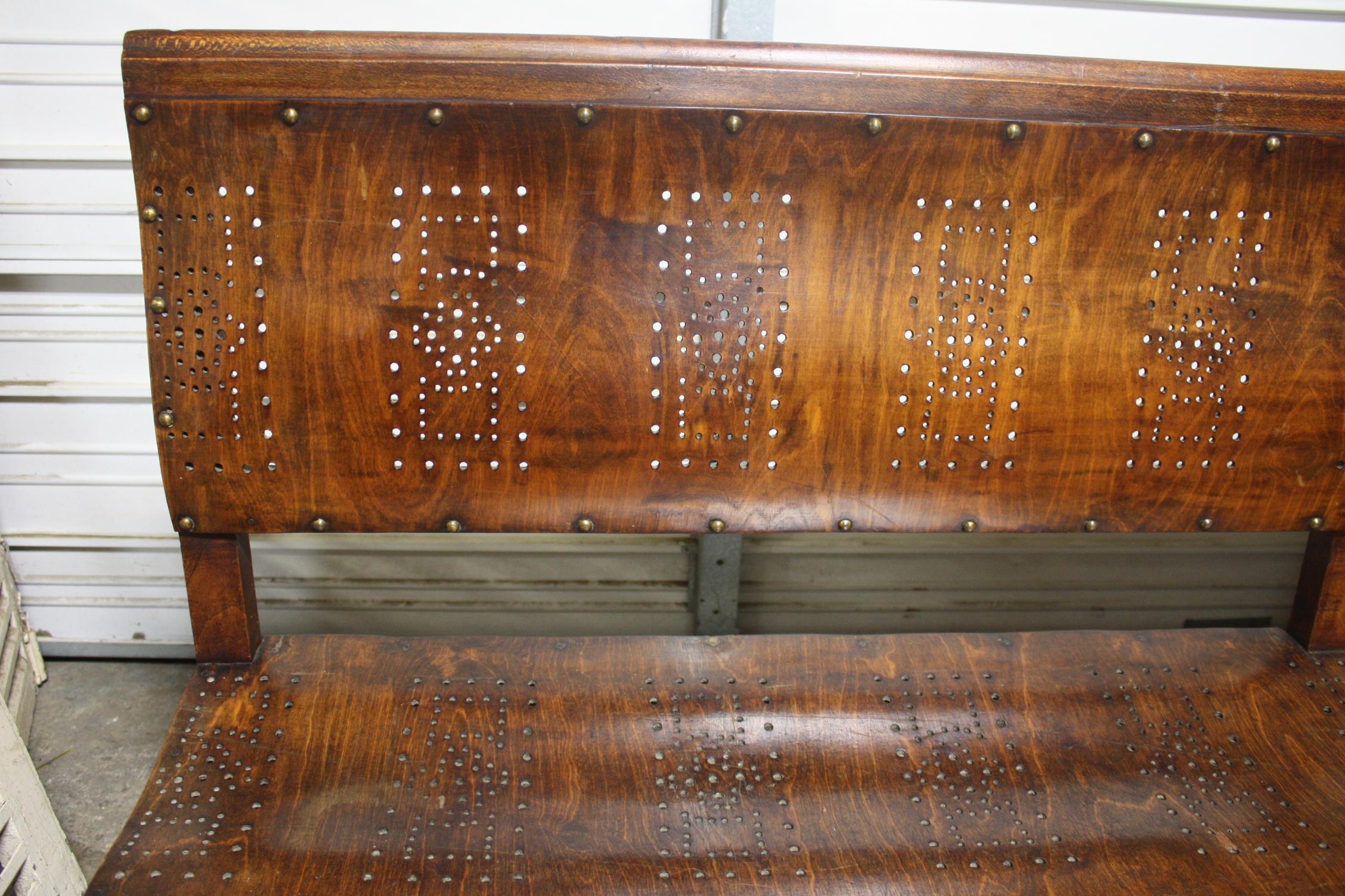 French 19th Century Billiard Bench In Good Condition In Stockbridge, GA