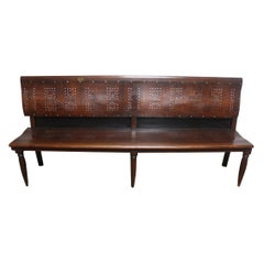 French 19th Century Billiard Bench