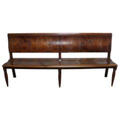 French 19th Century Billiard Bench