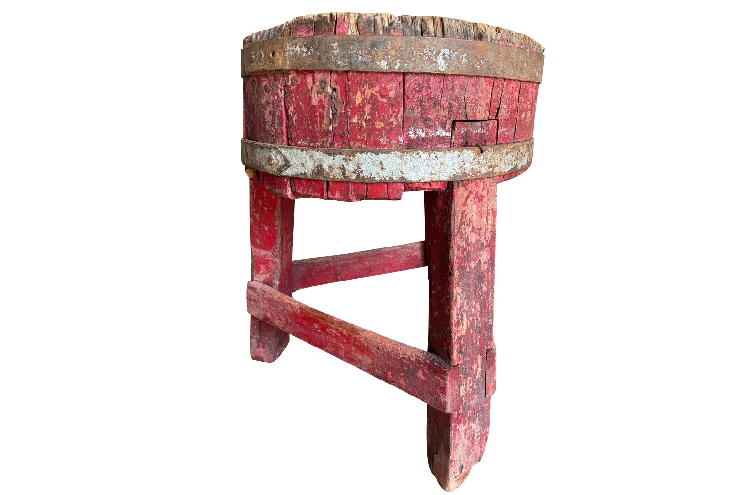 French 19th Century Billot - Chopping Block For Sale 1