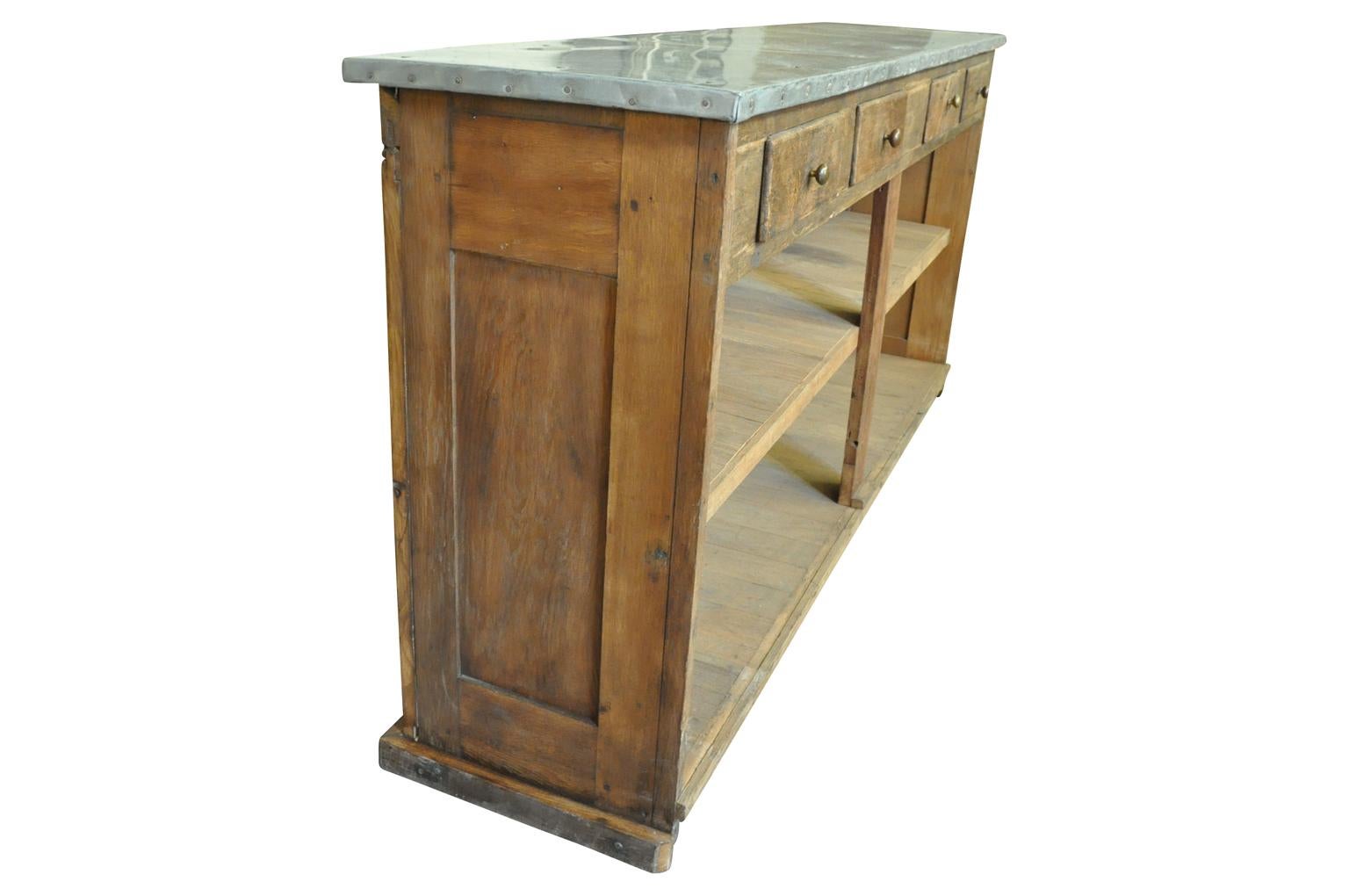French 19th Century Bistro Counter 2