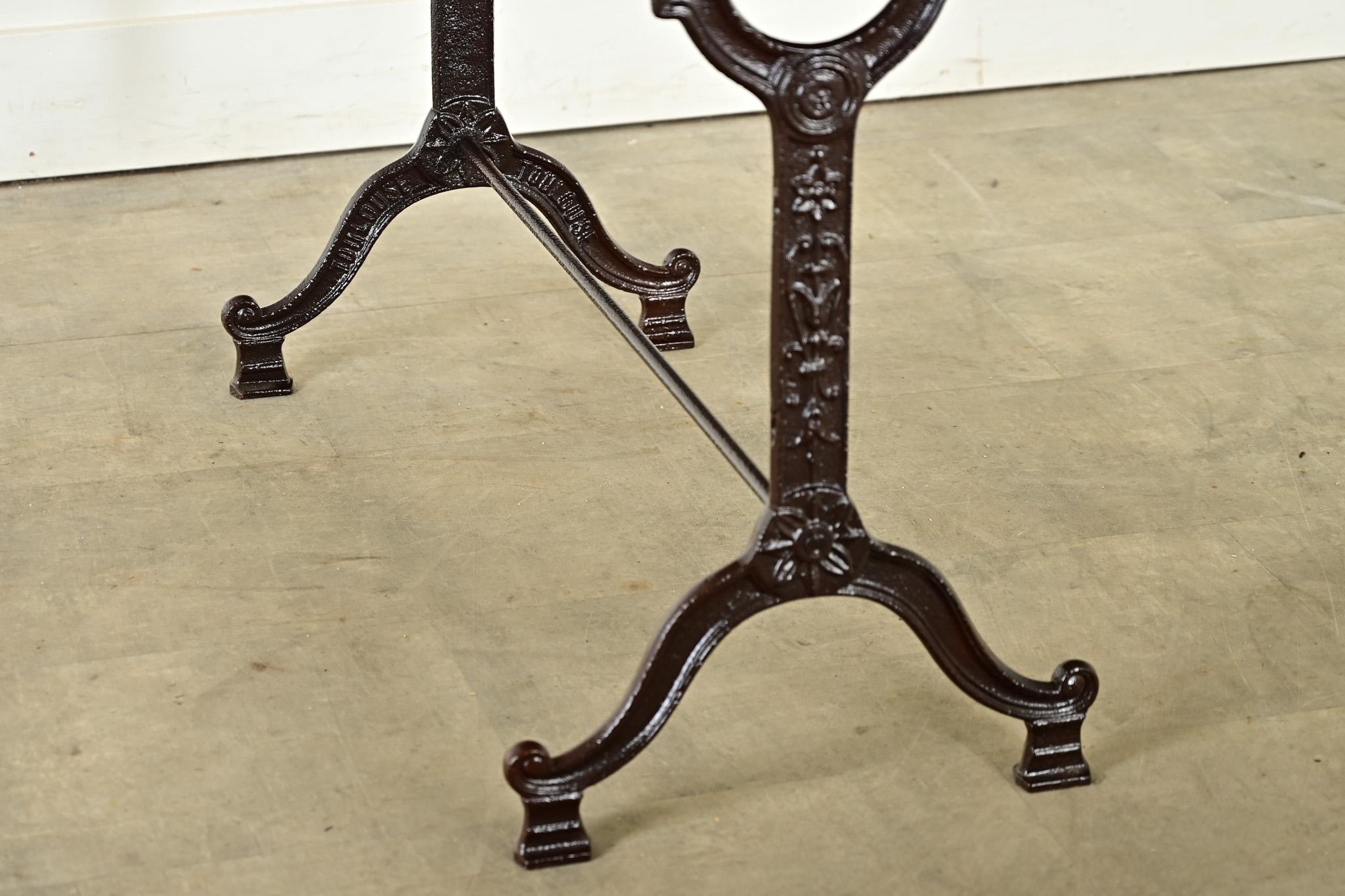 French 19th Century Bistro Table from Toulouse 7