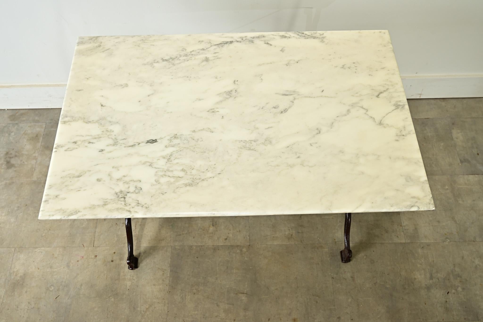 Cast French 19th Century Bistro Table from Toulouse