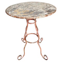 Antique French 19th Century Bistro Table - Gueridon