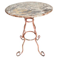 Table de bistrot française du XIXe siècle - Guéridon
