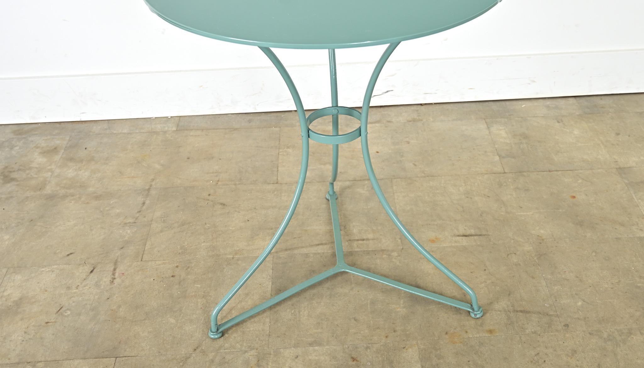Other French 19th Century Bistro Table in New Powdercoat For Sale