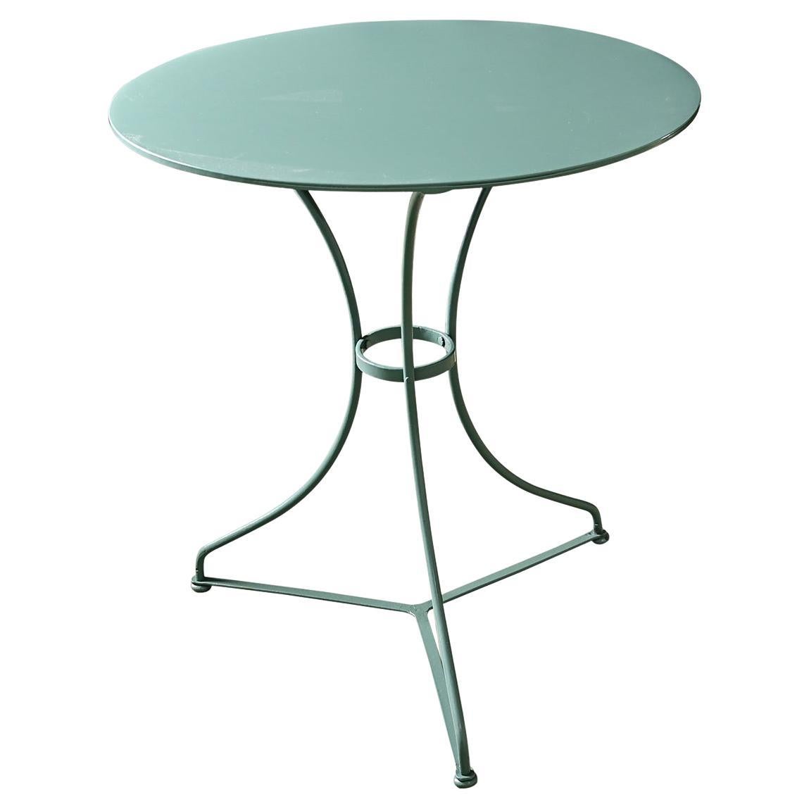 French 19th Century Bistro Table in New Powdercoat For Sale