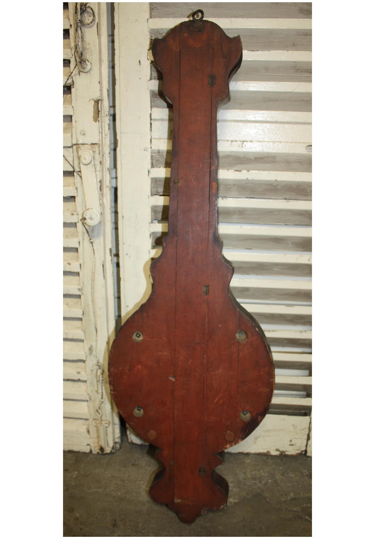 French 19th Century Black Forest Barometer For Sale 8