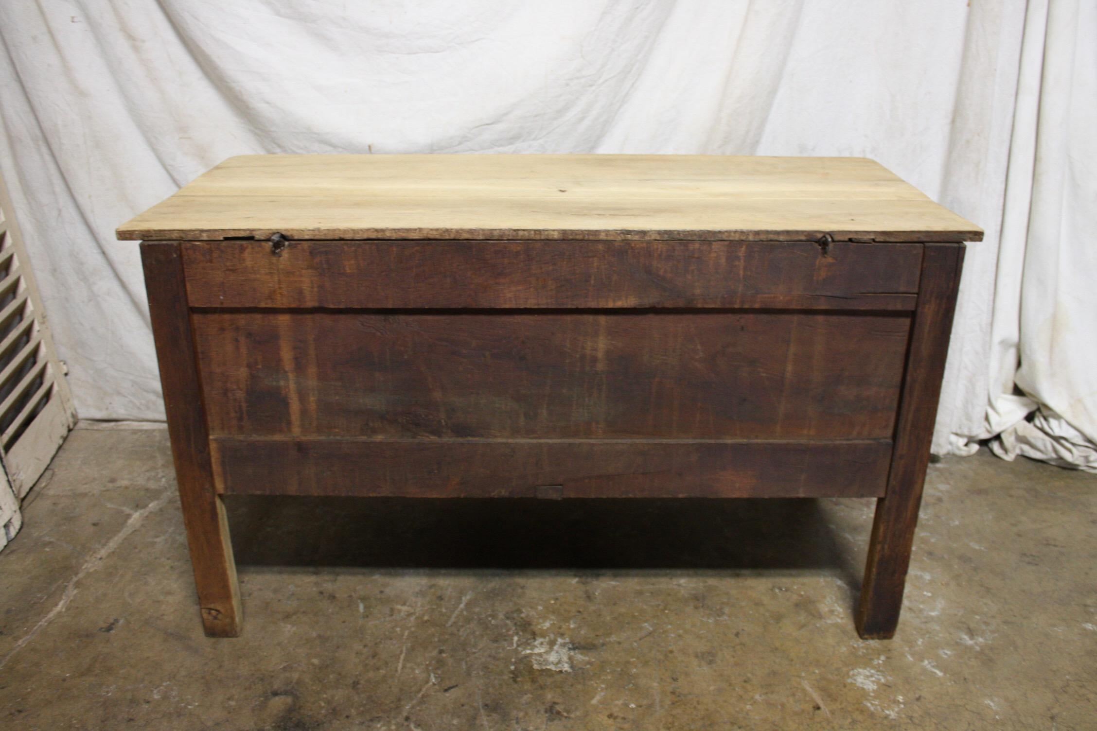 French 19th Century Blanket Chest or Trunk 1