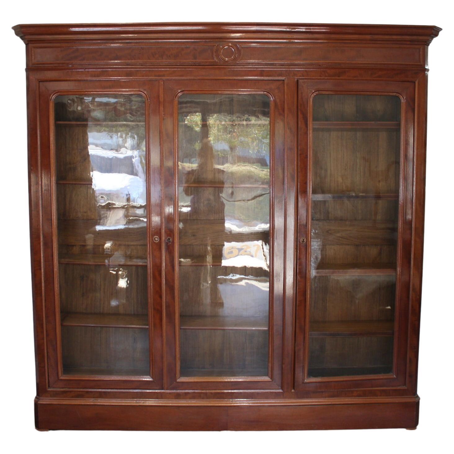 French 19th Century Bookcase or Vitrine For Sale