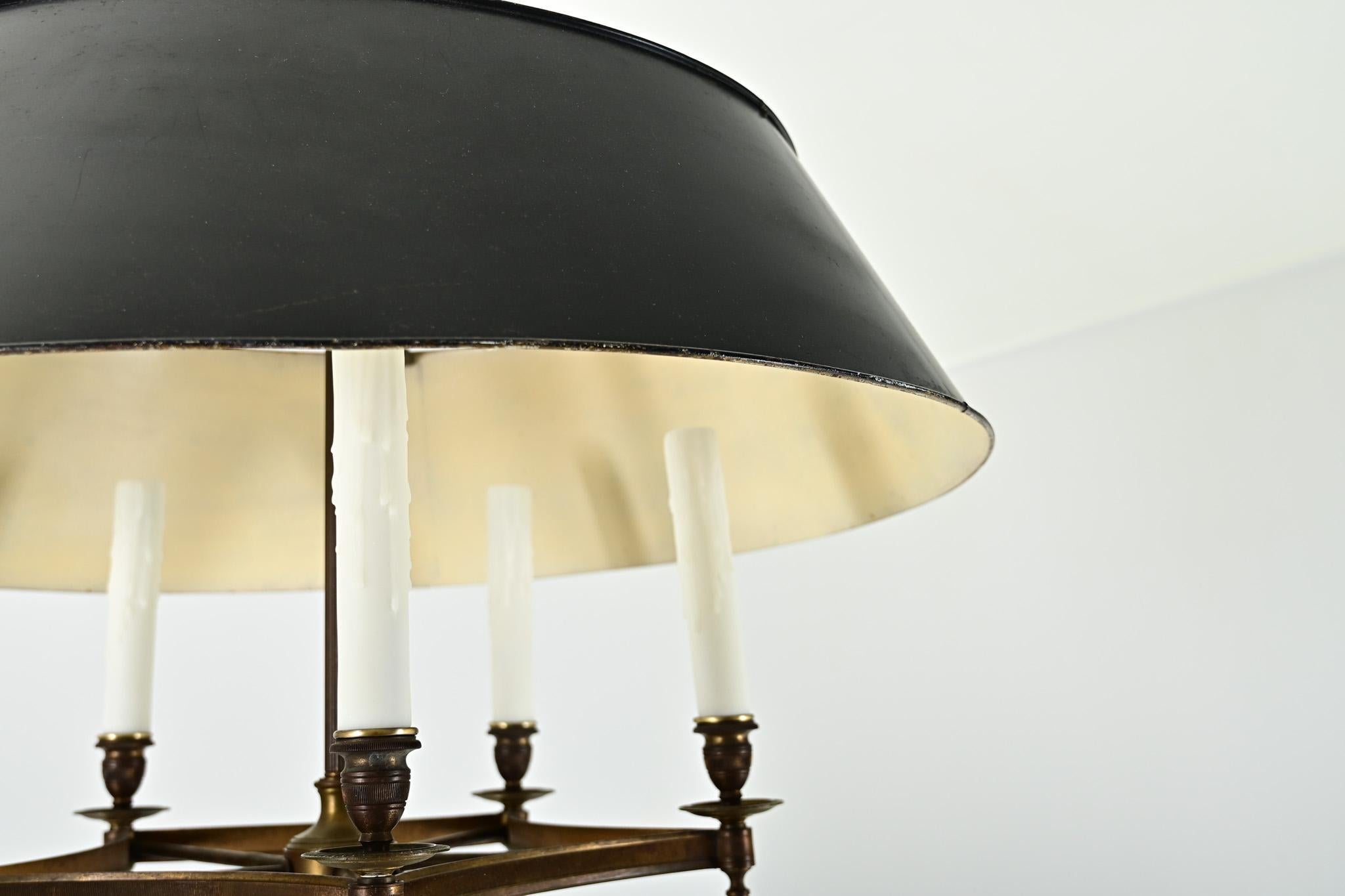 Lampadario Bouillotte francese del XIX secolo in vendita 12