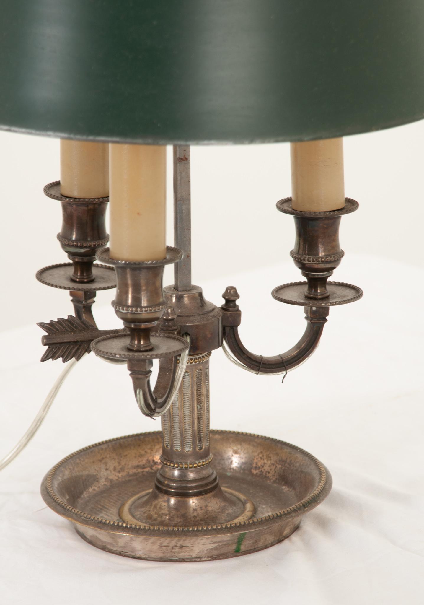 Cast French 19th Century Bouillotte Lamp