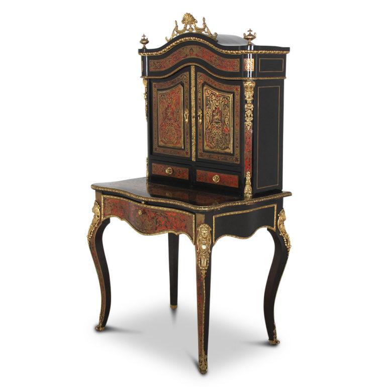 French 19th Century Boulle ‘Bonheur du Jour’, circa 1870 3