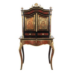 French 19th Century Boulle ‘Bonheur du Jour’, circa 1870