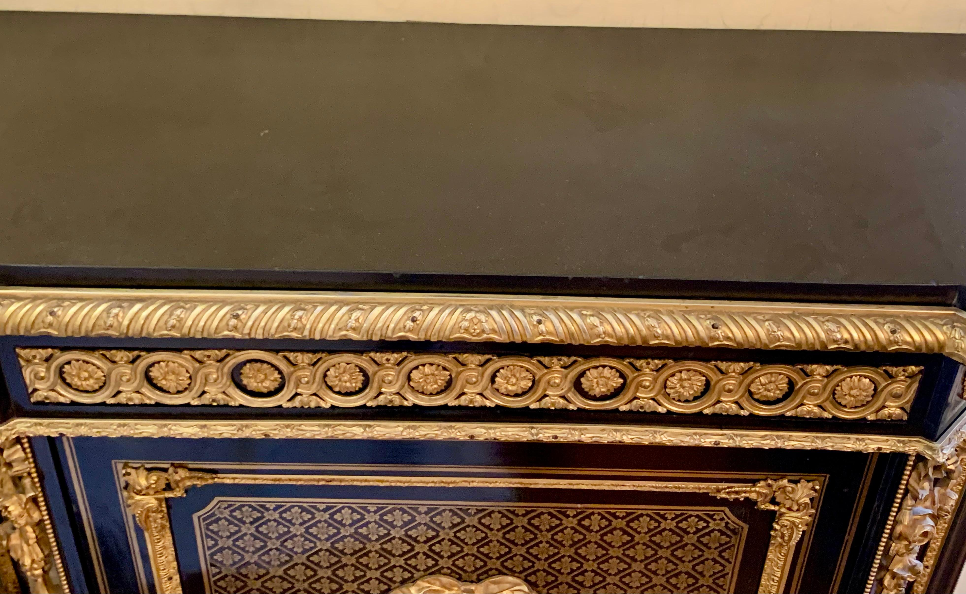Francese Armadio boulle francese del XIX secolo in vendita