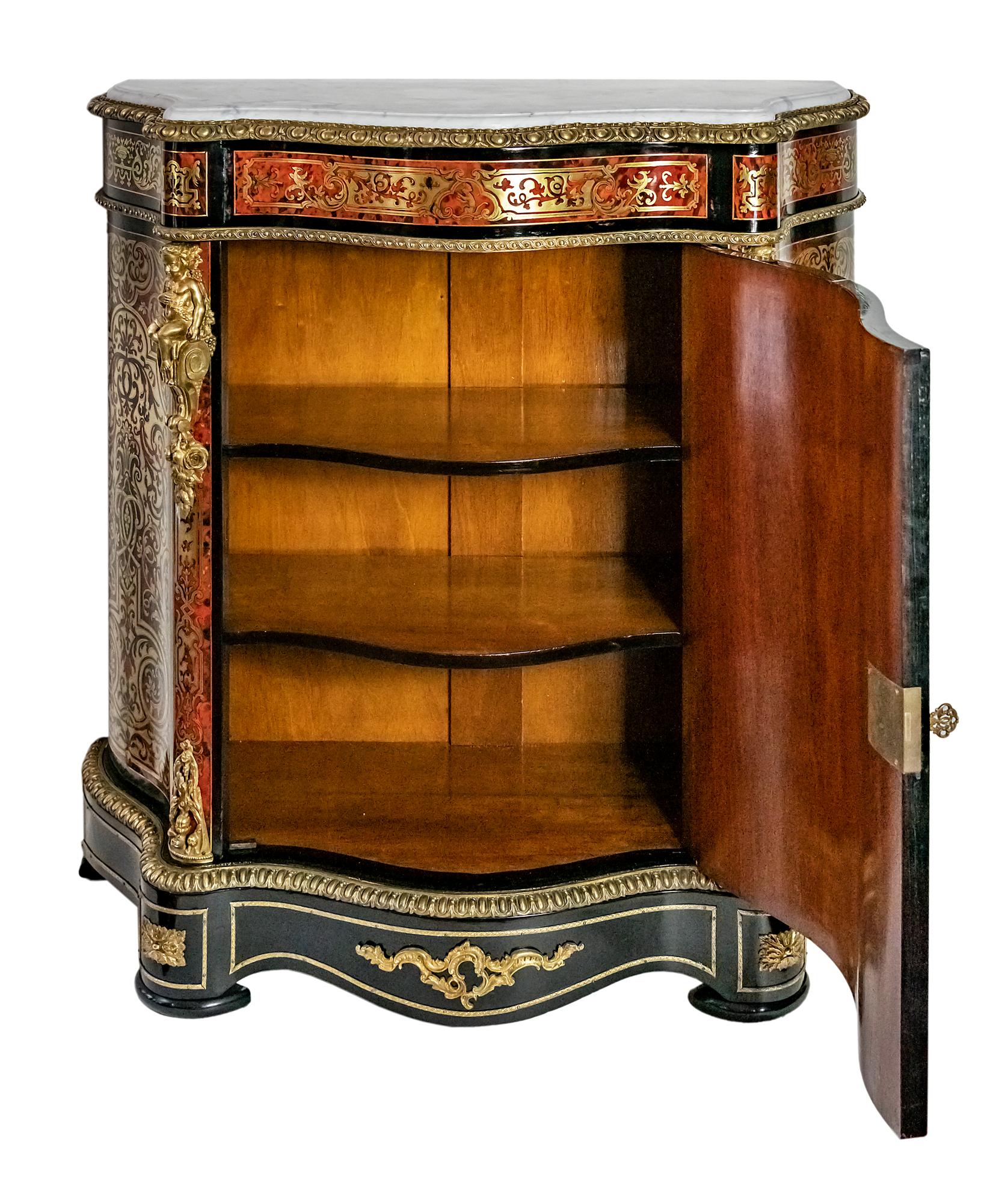 French 19th Century Boulle Cabinet 2