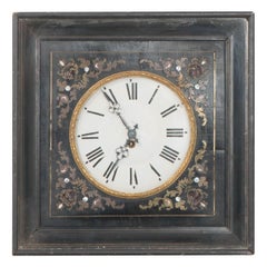 French 19th Century Boulle-Inlaid Wall Clock