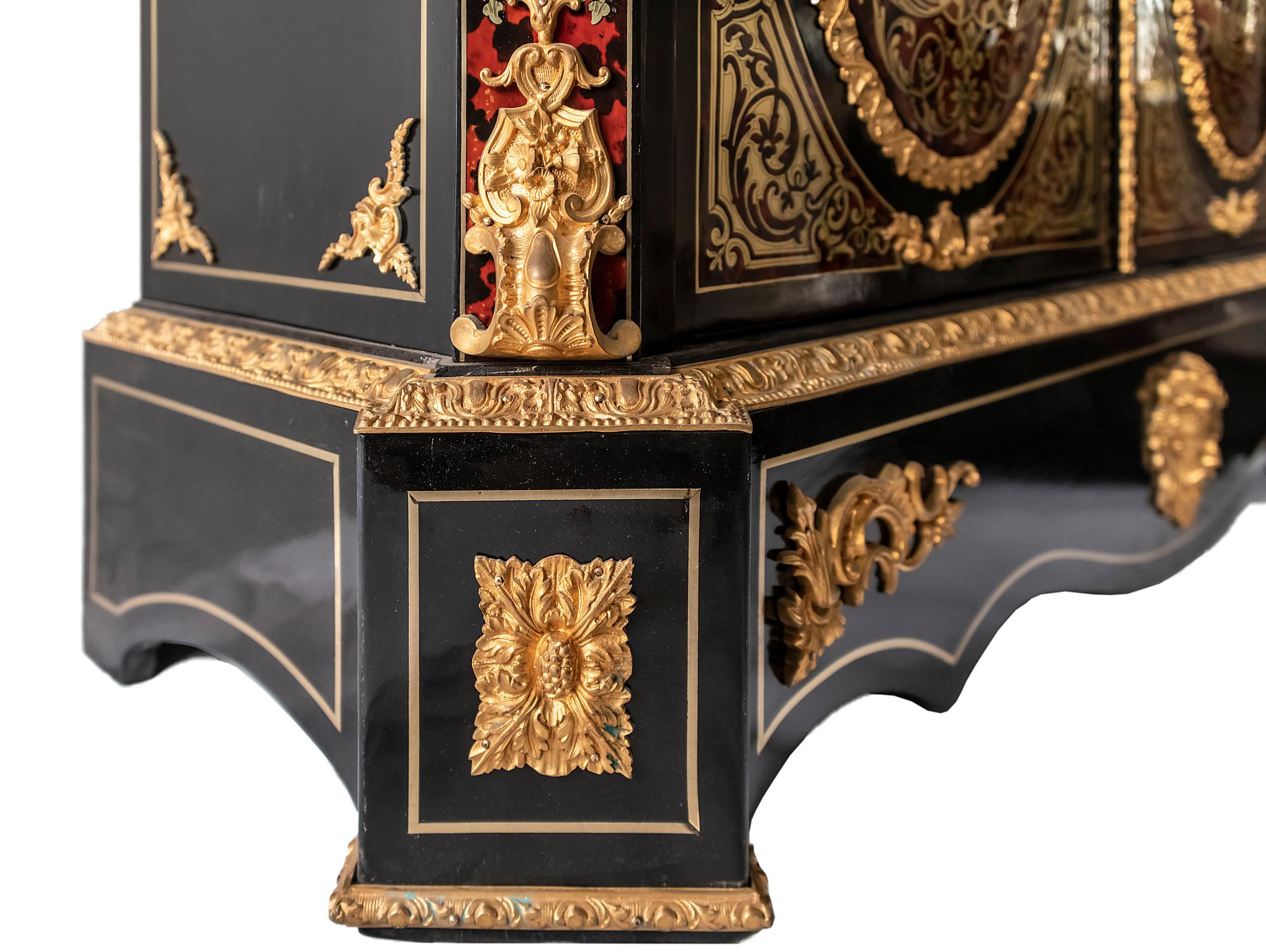 French 19th Century Boulle/Napoleon III Two Door Cabinet For Sale 3