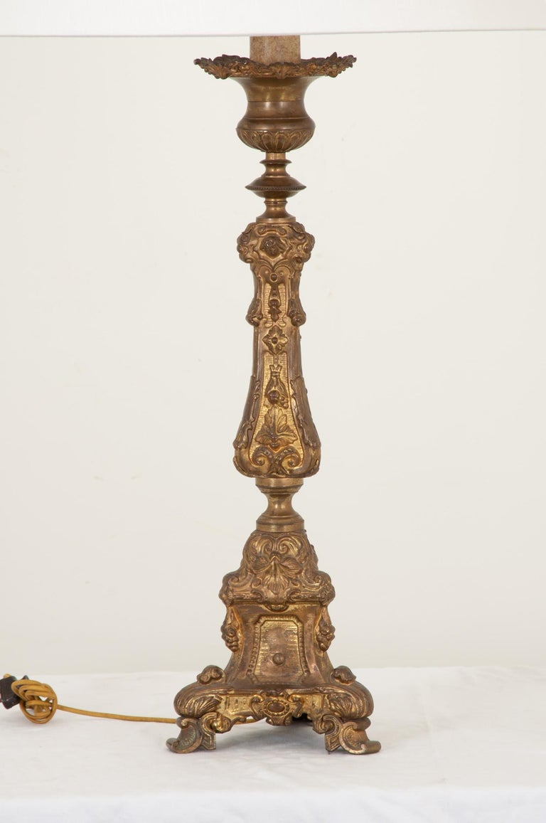 GRAND BOUGEOIR EN bronze ciselé empire 19ème EUR 60,00 - FR