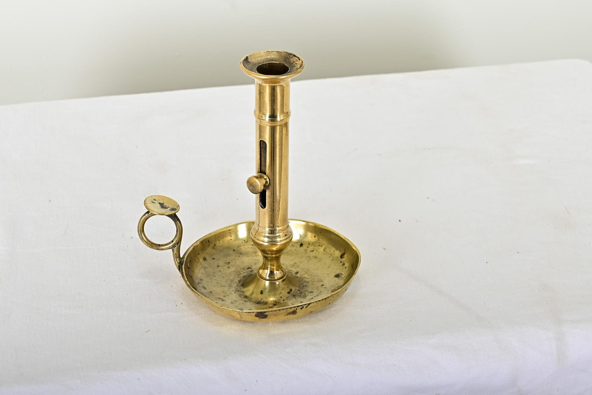 Other French 19th Century Brass Candleholder