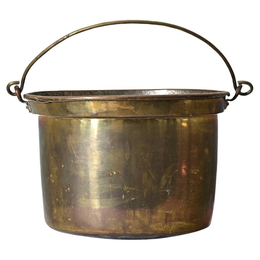 French 19th Century Brass Cooking Pot