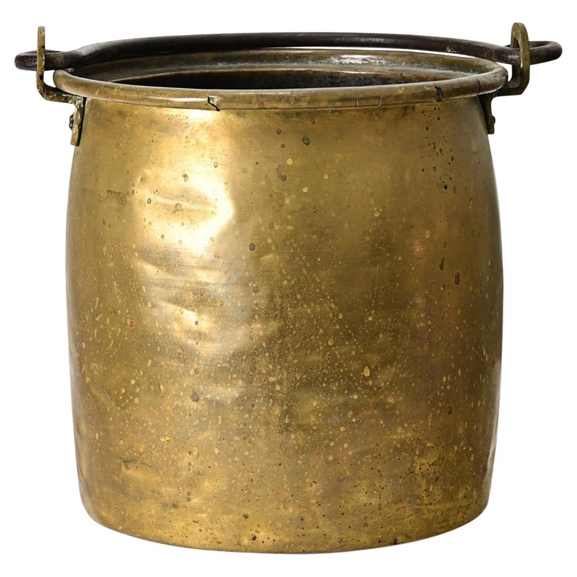 French 19th Century Brass Cooking Pot