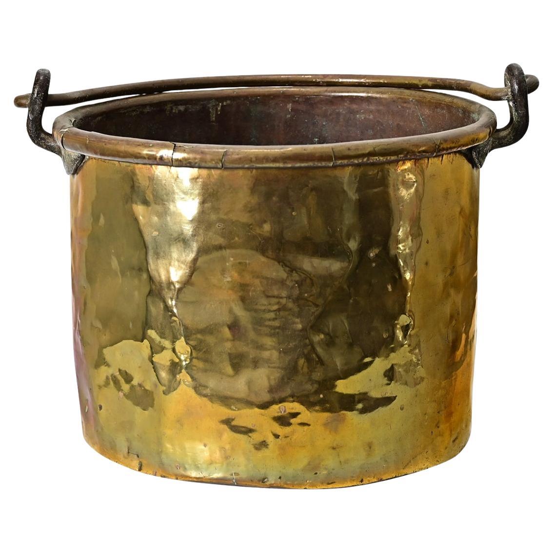 French 19th Century Brass Cooking Pot