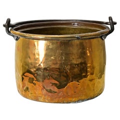 Marmite en laiton du 19ème siècle