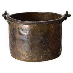 Marmite en laiton du 19ème siècle