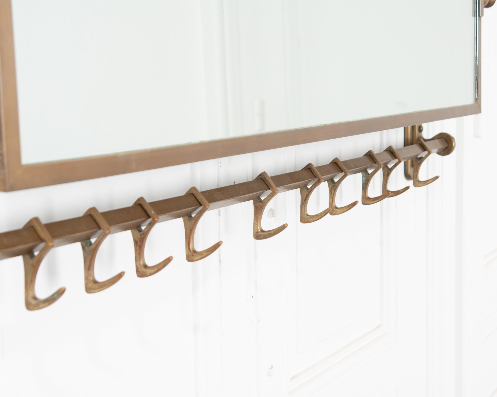 French 19th Century Brass Train Rack 1