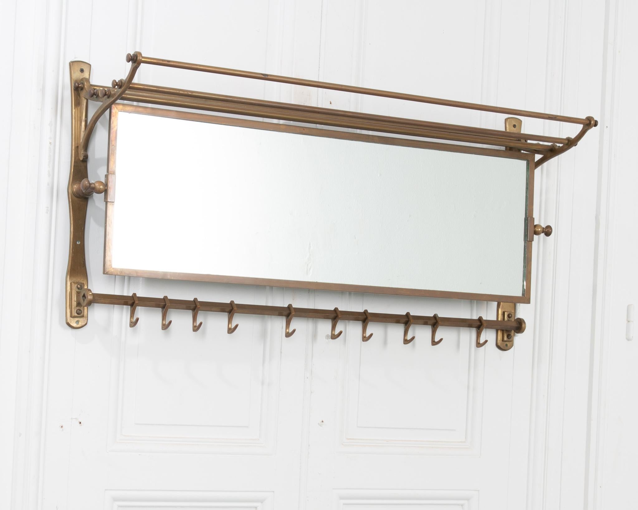 French 19th Century Brass Train Rack 3