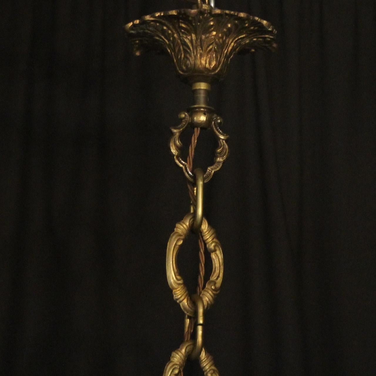 French 19th Century Bronze 8-Light Antique Chandelier 6