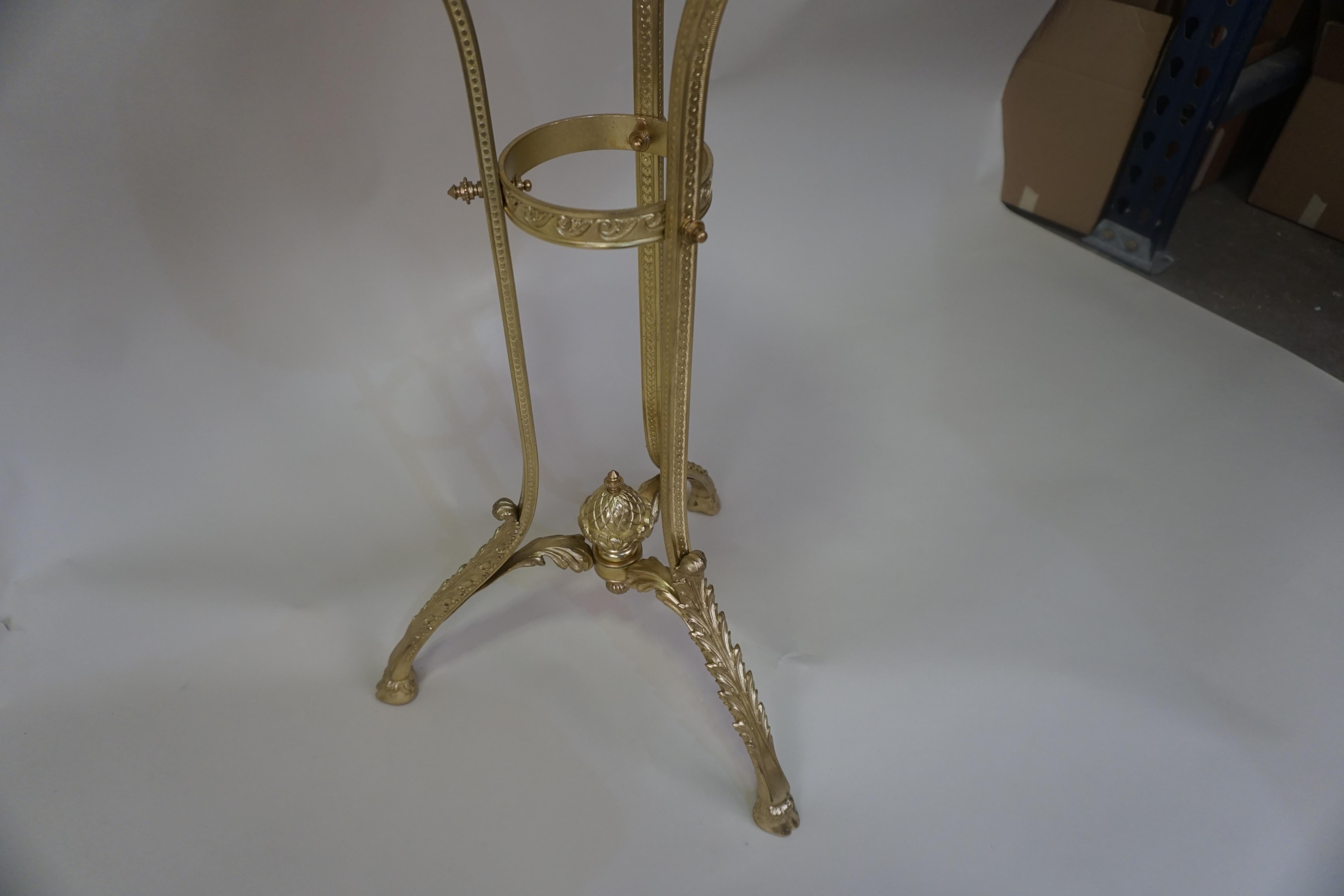 French 19th Century Bronze and Onyx Table/Stand For Sale 2