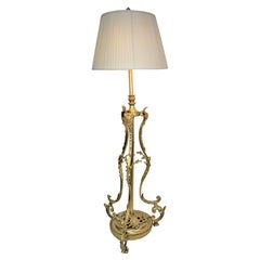 Lampadaire en bronze français du 19ème siècle