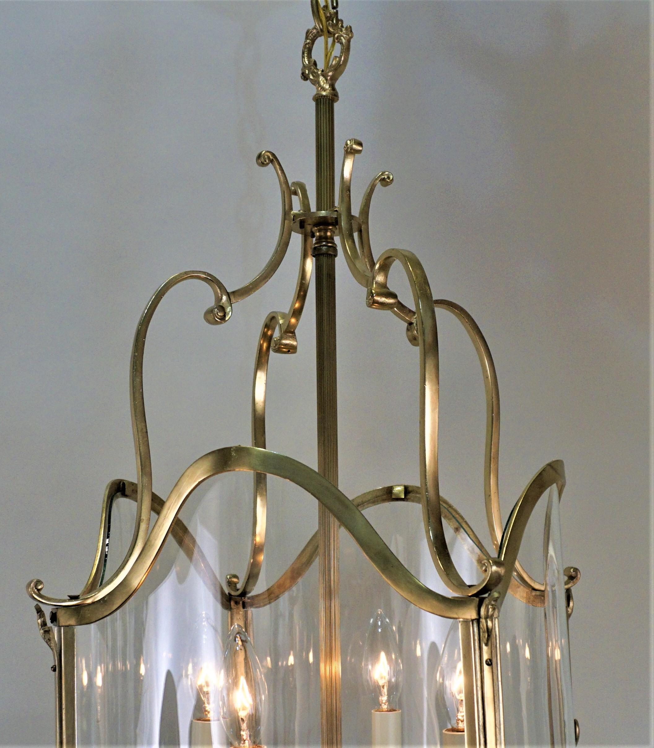French 19th Century Bronze Lantern 1