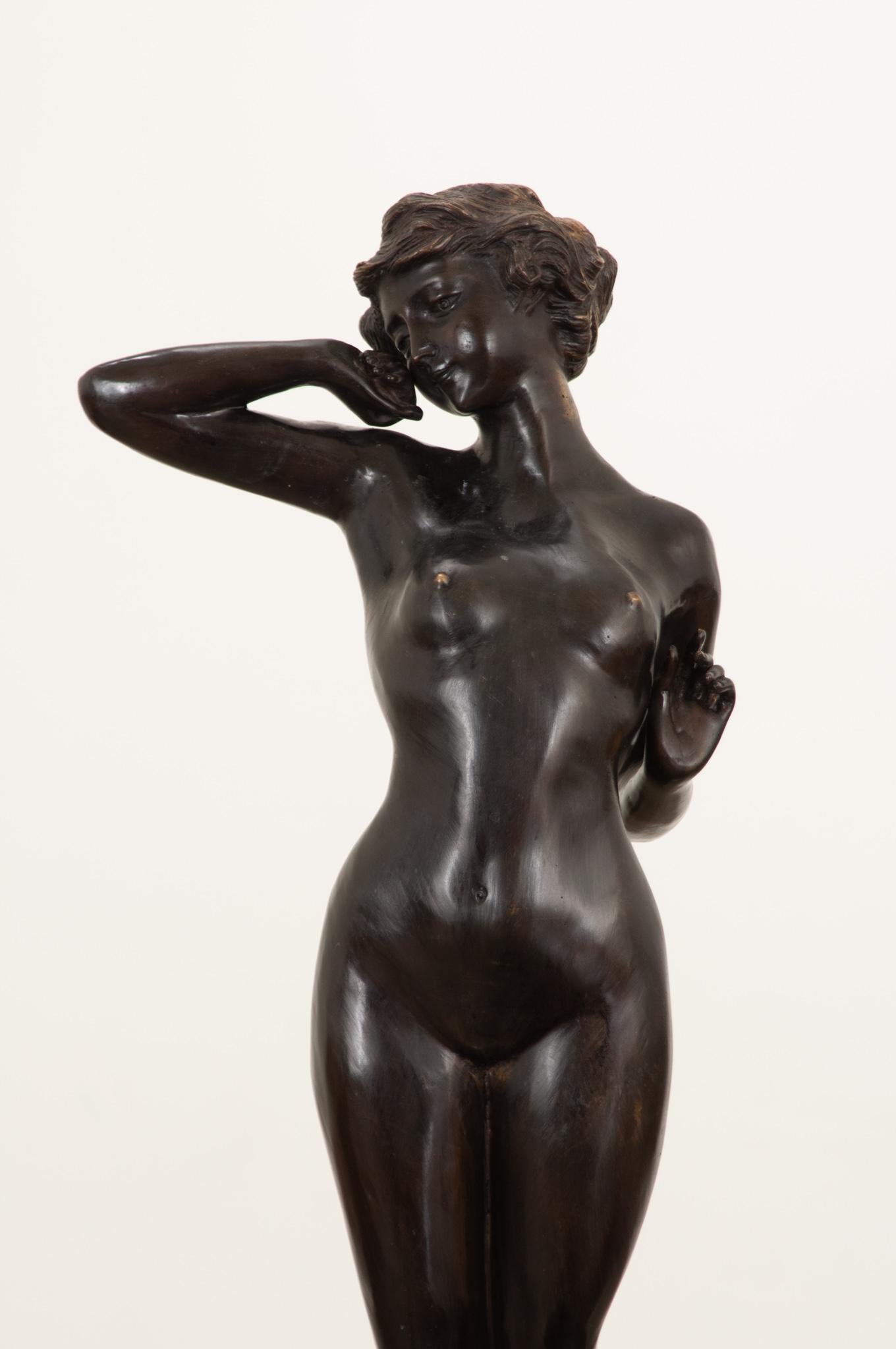 Other French 19th Century Bronze Nude Statue For Sale
