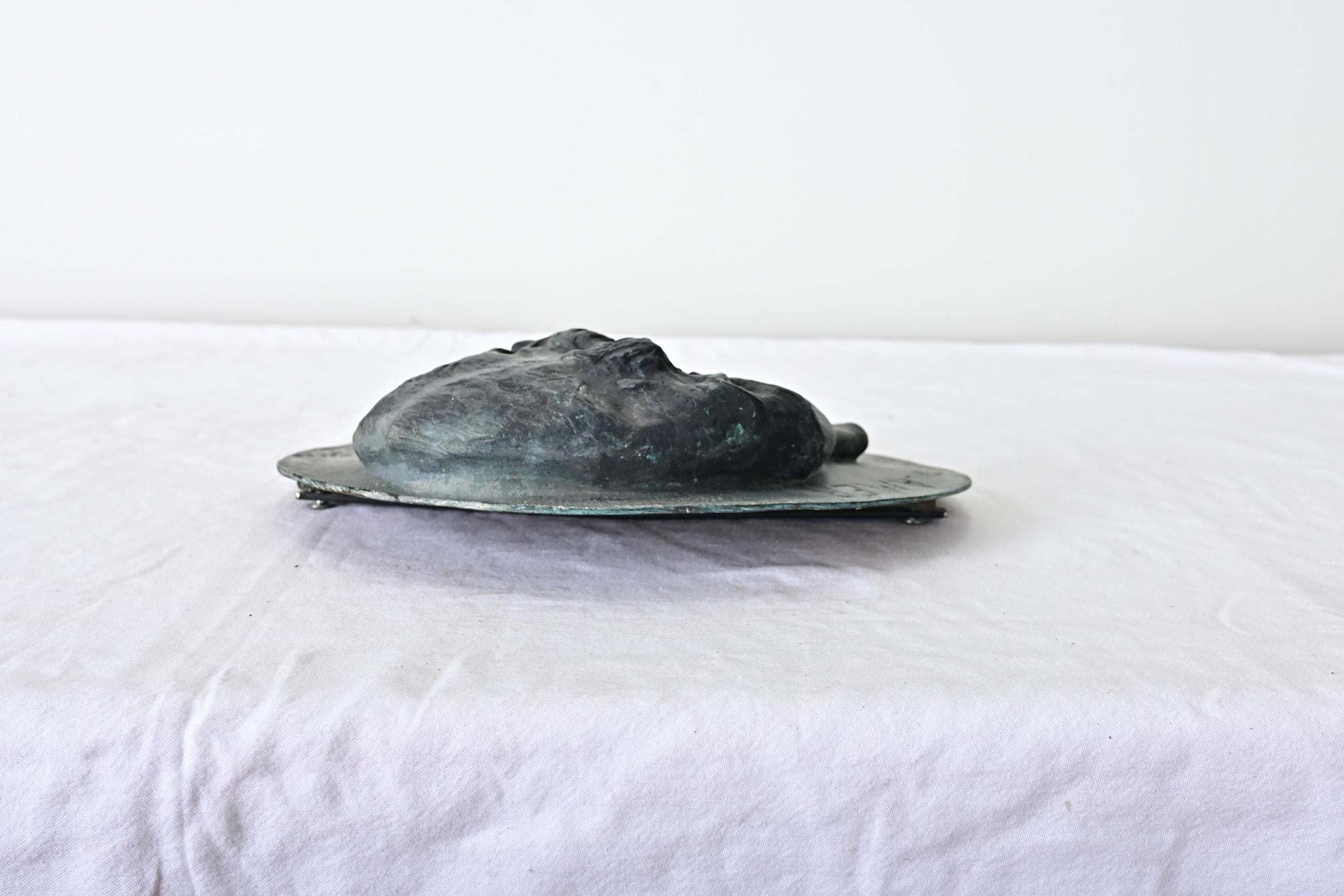 French 19th Century Bronze Plaque by Chédeville For Sale 1
