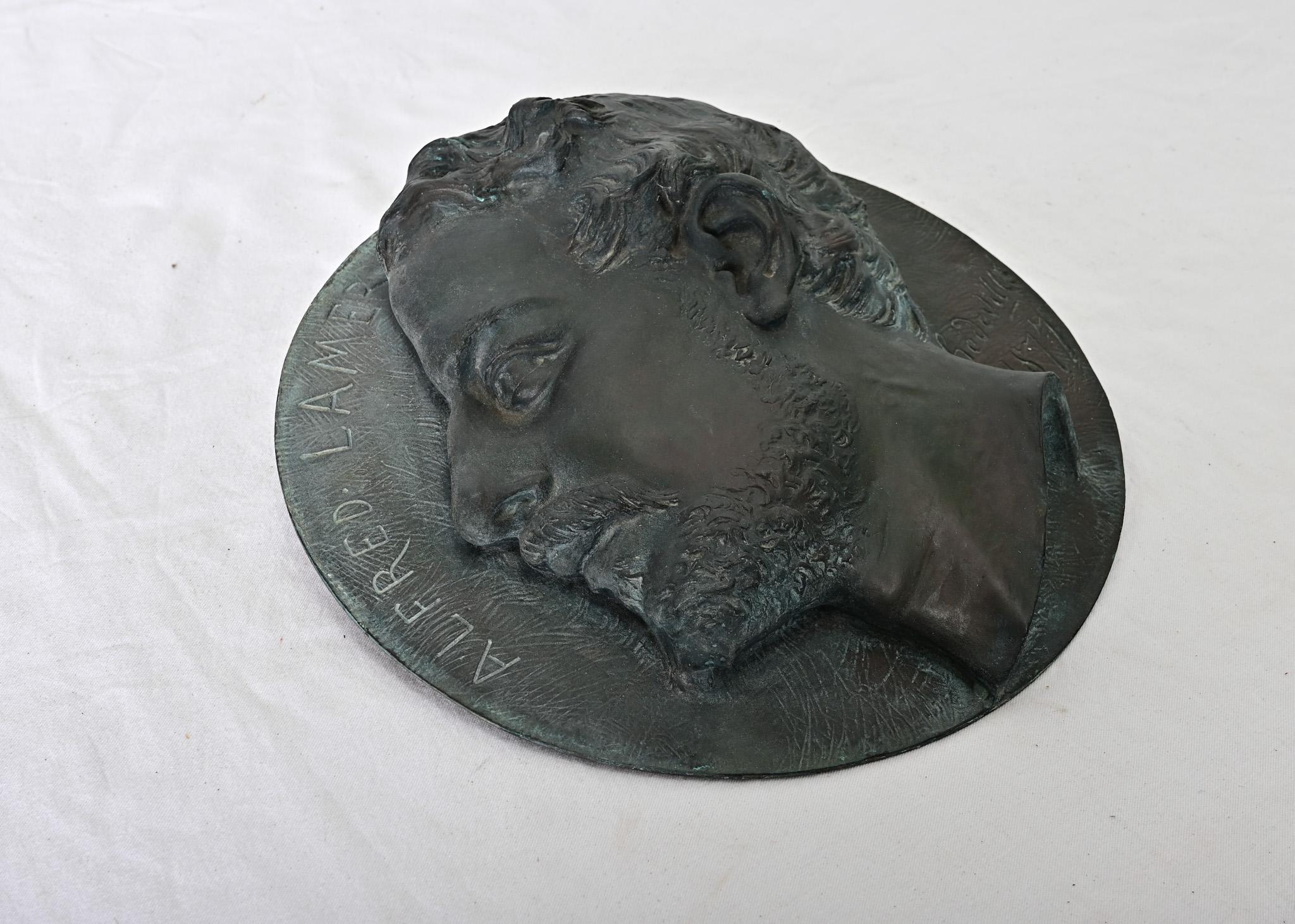 French 19th Century Bronze Plaque by Chédeville For Sale 4