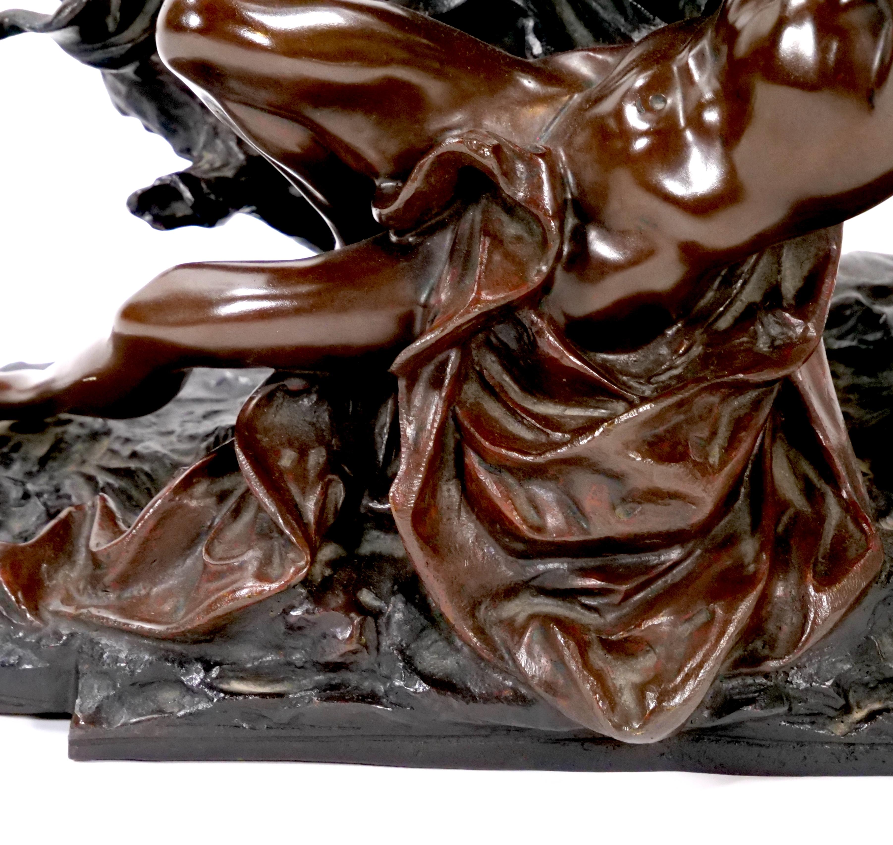 Sculpture en bronze d'Hippolyte d'après Philippe Poitevin 1831 en vente 2