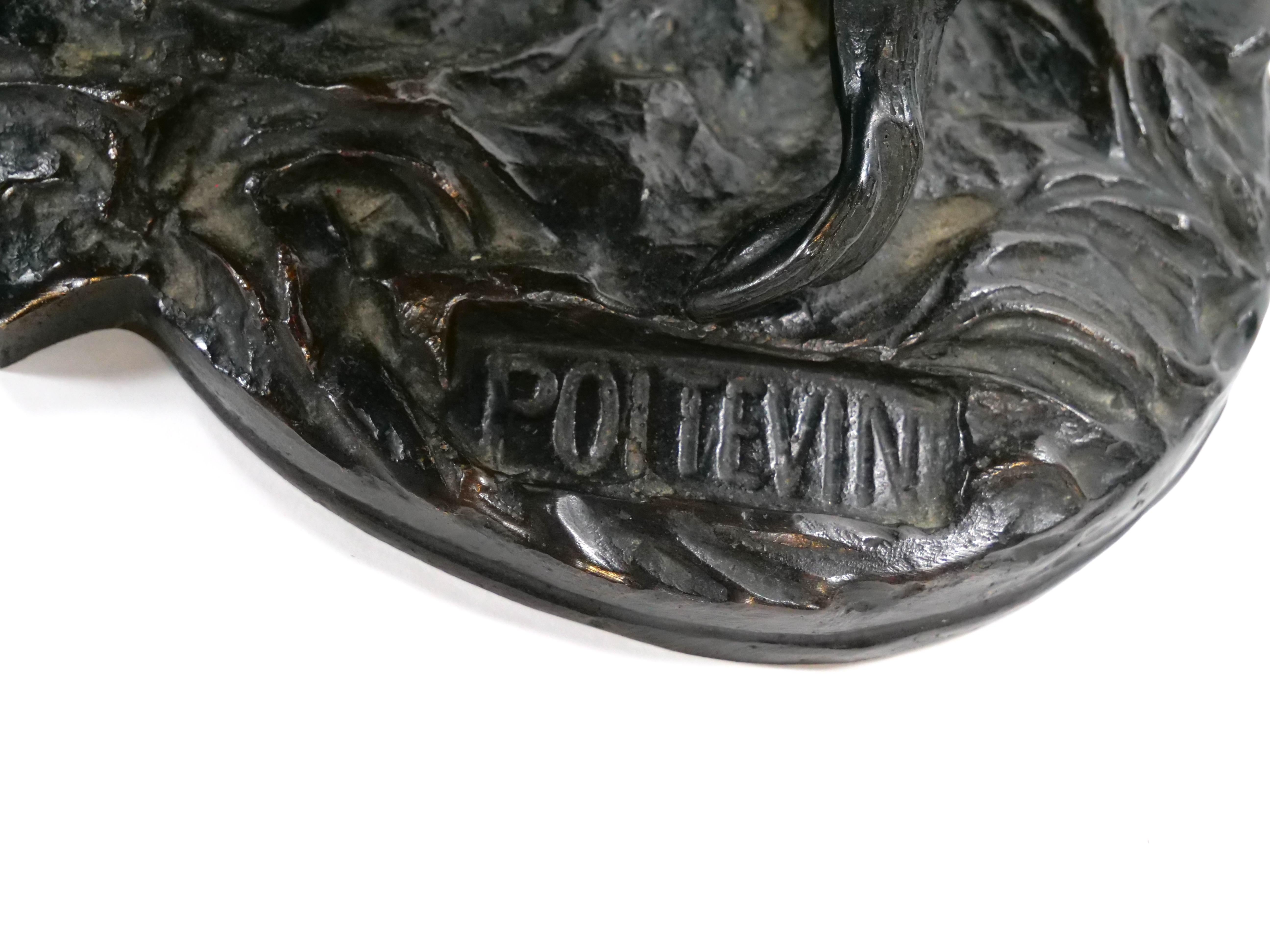 Sculpture en bronze d'Hippolyte d'après Philippe Poitevin 1831 en vente 4