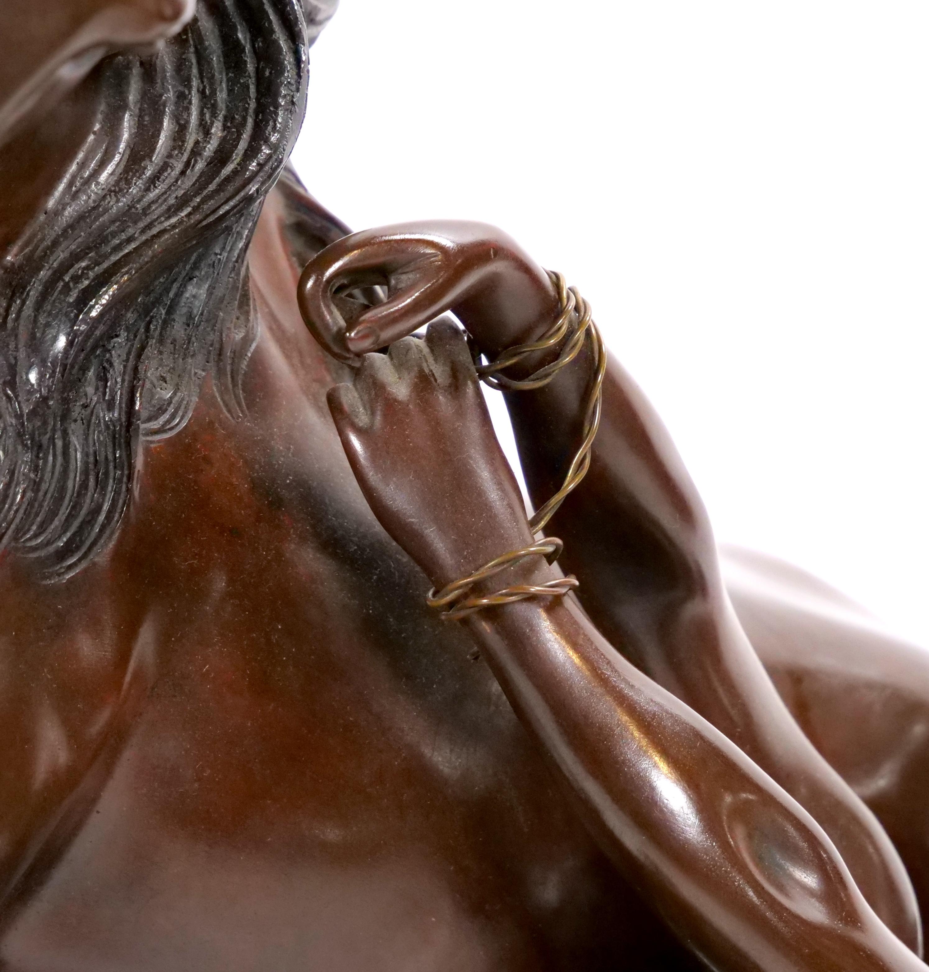 Sculpture en bronze d'Hippolyte d'après Philippe Poitevin 1831 en vente 5