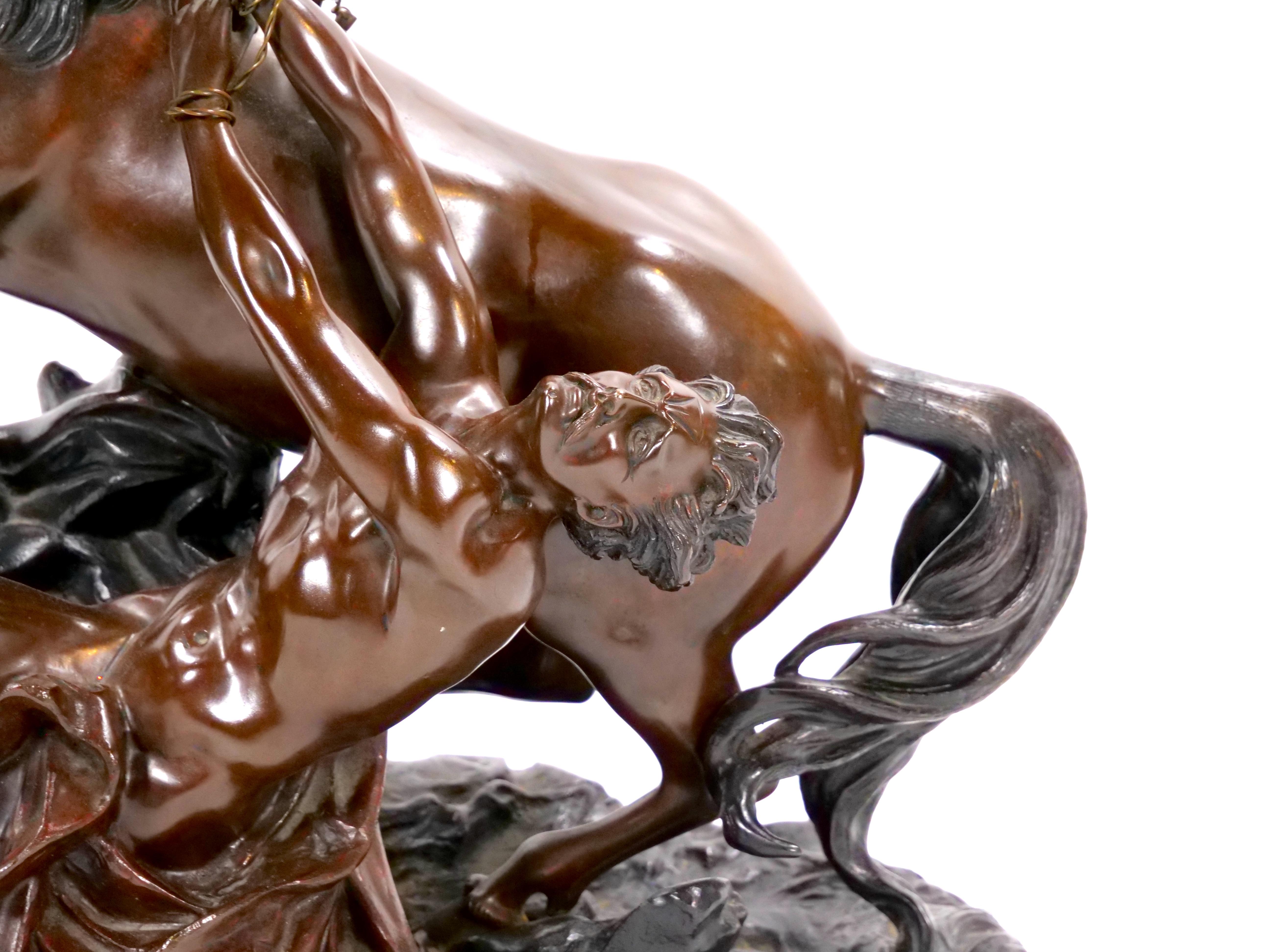 XIXe siècle Sculpture en bronze d'Hippolyte d'après Philippe Poitevin 1831 en vente