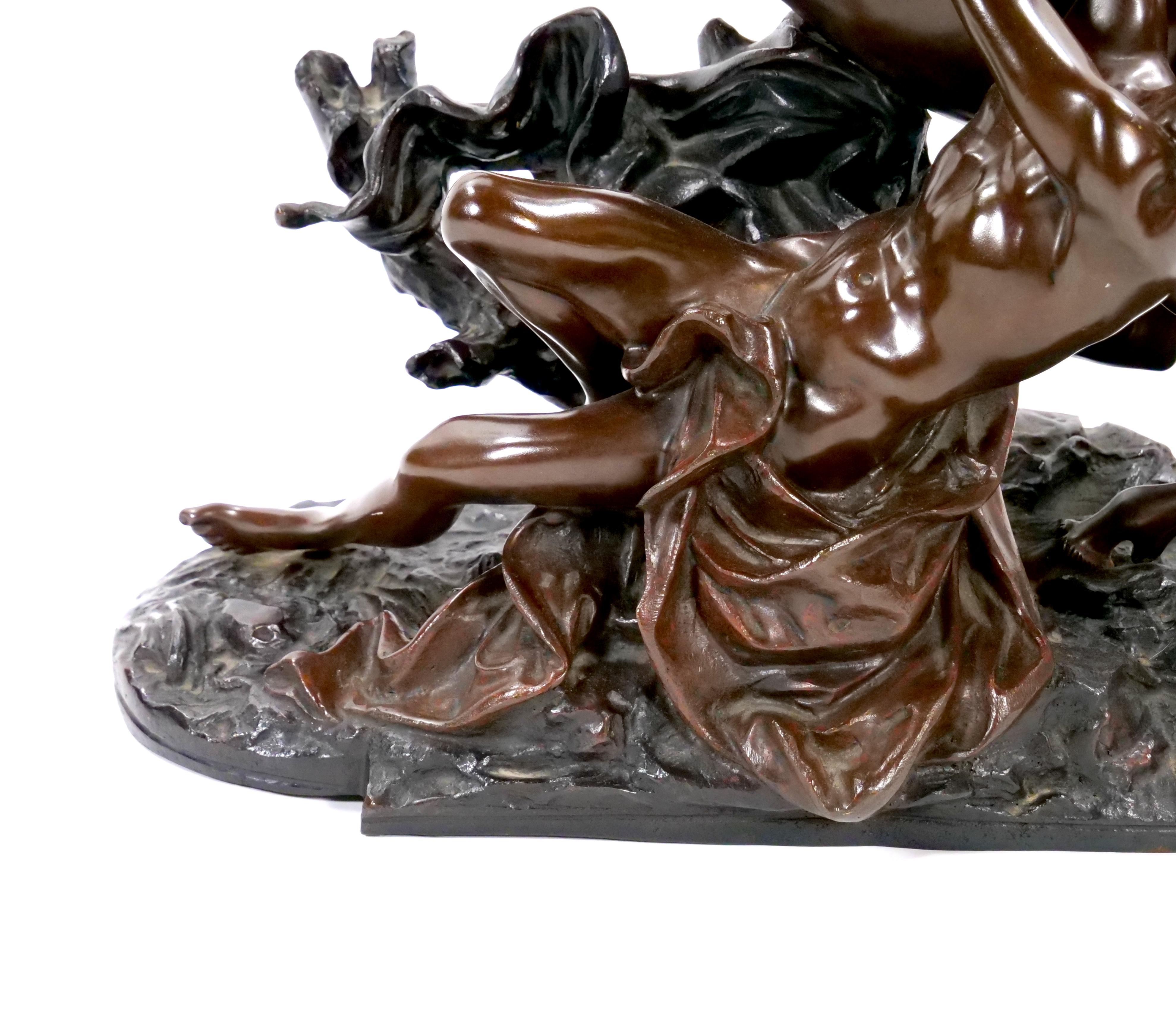 Sculpture en bronze d'Hippolyte d'après Philippe Poitevin 1831 en vente 1